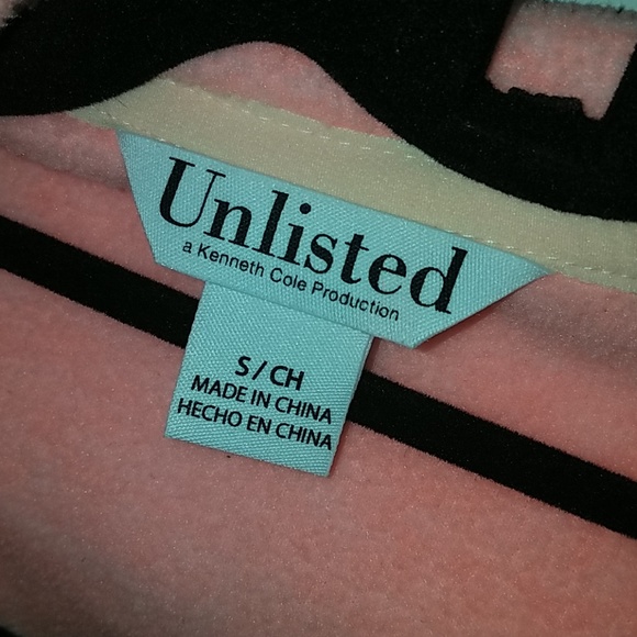NWOT Pink hooded Kenneth Cole fleece - Picture 2 of 4